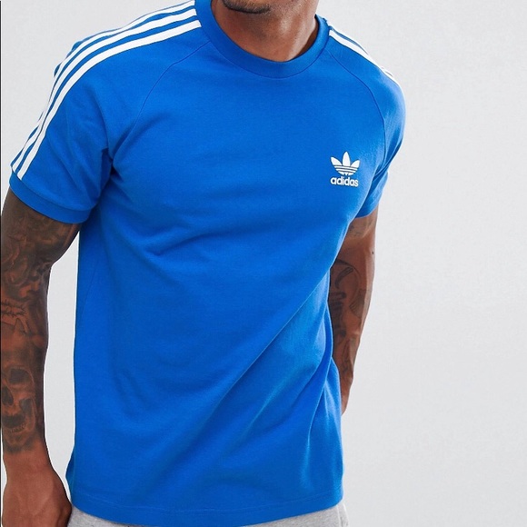 adidas california tee blue